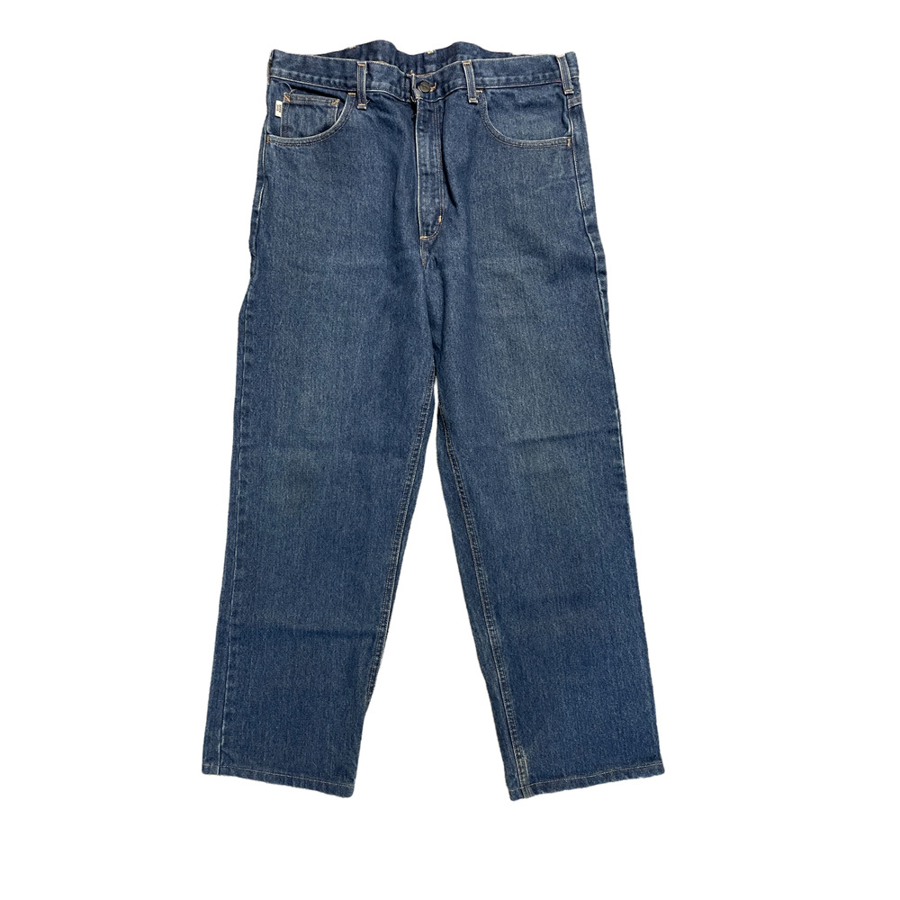 Carhartt 38 Fire Resistant Relaxed Fit Denim Jeans 38 X 32